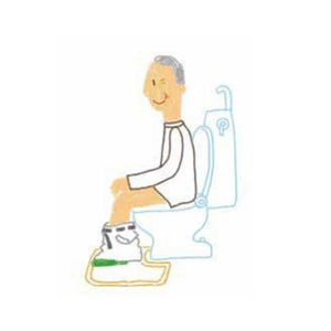 できるだけトイレで用を足す